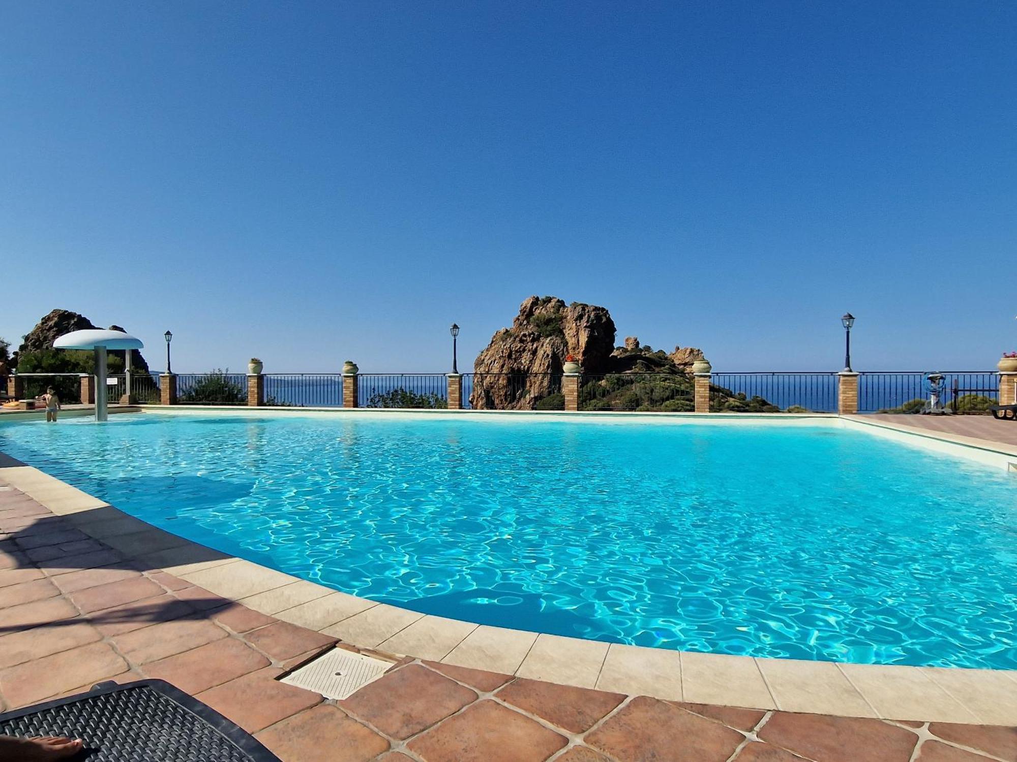 La Perla E Le Conchiglie Tanca Piras Vista Mare Villa Nebida Eksteriør billede