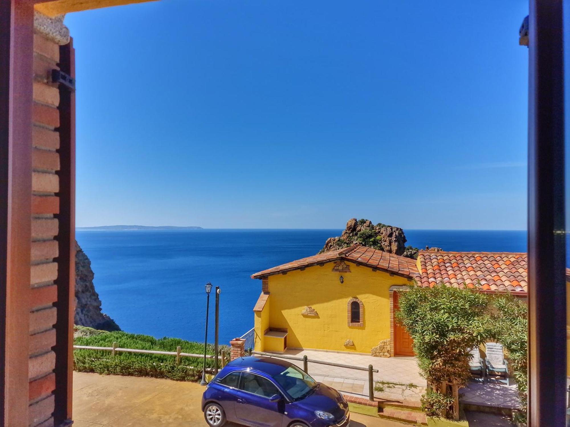 La Perla E Le Conchiglie Tanca Piras Vista Mare Villa Nebida Eksteriør billede