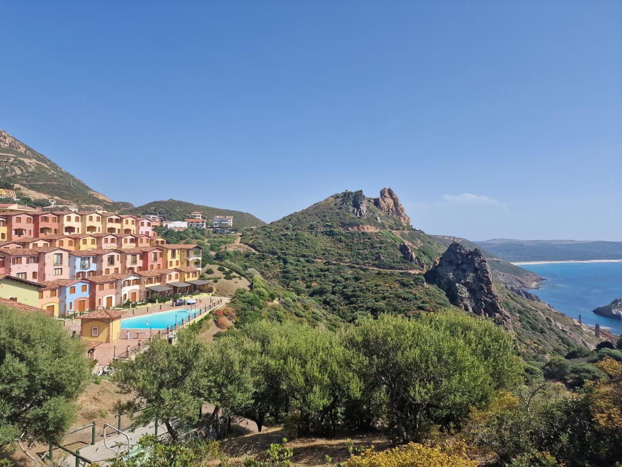 La Perla E Le Conchiglie Tanca Piras Vista Mare Villa Nebida Eksteriør billede